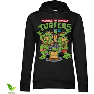 Teenage Mutant Ninja Turtles Group Girls Hoodie Damen Black-S