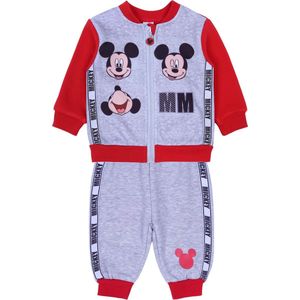 Rood en grijs MICKEY Disney trainingspak voor baby's