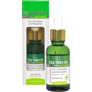 VIVAPHARM® 100% natuurlijke Australische Tea Tree Olie met pipet, zeer geschikt voor behandeling van de acné gevoelige huid, kleine verwondingen, insectenbeten, brandwonden en  behandeling van aften, wratten, koorstsblaasjes