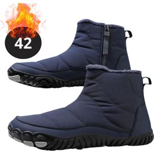 Livano Snowboots - Sneeuwschoenen - Sneeuwboots - Heren - Wintersport - Ski - Skischoenen - Blauw - 39 - Antislip