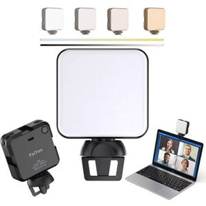 Light for Video Conferencing - Video Conference Lighting Kit - Cube Laptop Computer Webcam Light for Video Conferencing - Self Broadcast - Zoom Call Meeting - Microsoft Teams - Live Streaming