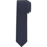 OLYMP smalle stropdas - marineblauw - Maat: One size