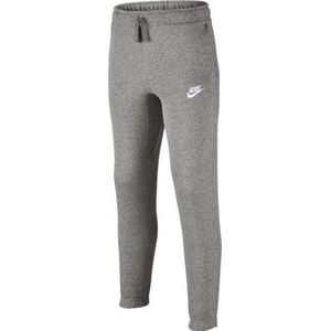 Nike Sportswear Pant - Trainingsbroek - Jongens - Maat S - Dk Grey Heather/Dark Steel Grey/White