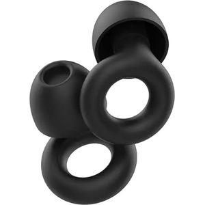 Zwarte Oordopjes voor het Slapen van Zachte Siliconen – 8 Vervangende Oorkussens XS/S/M/L – Ruisonderdrukkende Oordopjes tot 27 dB voor Slaap 's Nachts of Werk - Comfortabele Oordopjes met Geluidsdemping