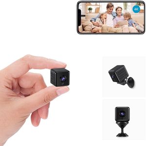 Timé Spy Camera - Verborgen Camera - Spionage - 4K - Zwart