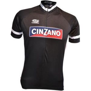 Cinzano retro wielershirt zwart - L