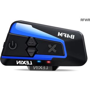 RFWR® Bluetooth motorhelm intercom - Communicatiesysteem voor 10 motoren, waterdicht IP67