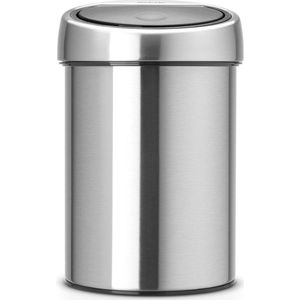 Brabantia Touch Bin Prullenbak - 3 liter - Matt Steel Fingerprint Proof