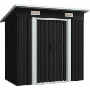 vidaXL - Tuinschuur - staal - antraciet