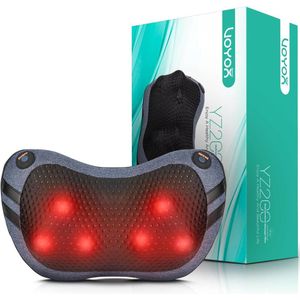 Massagekussen met Warmte - 3D Shiatsu voor Nek en Rug
