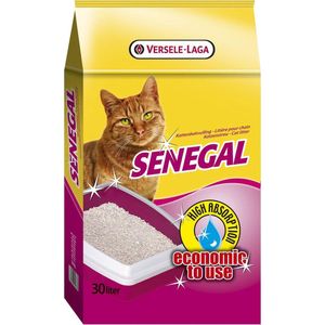 Versele-Laga Senegal Roomwitte Kleikorrels - Kattenbakvulling - 30 l