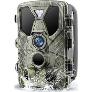 Equivera Wildcamera voor Buiten - Wildcamera met Nachtzicht - WiFi - Hoge Resolutie - Waterdicht - Wild Camera - Premium