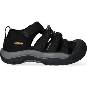 Keen Newport H2 Younger Kids Sandalen Black/Keen Yellow | Zwart | Polyester | Maat 27/28 | K1022824