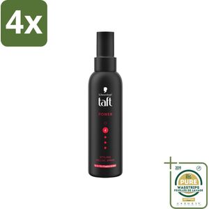 Taft - Power 4 - Styling Gel Spray - 150 ml - Voordeelverpakking - 4 stuks - Sterke hold - Haar fixeren