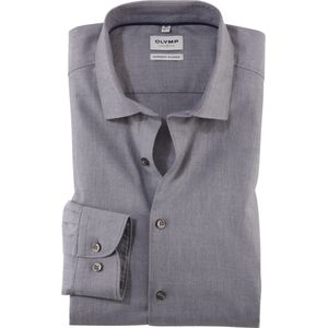 OLYMP shirt Level 5 bodyfit grijs