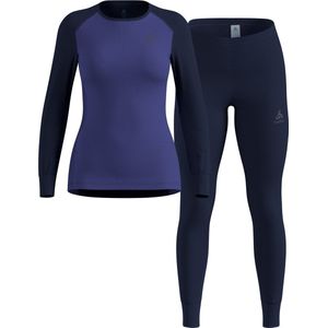 Odlo Active Warm Thermoset Dames - Navy/Paars - Maat M
