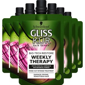 Gliss Kur BioTech Pouch 6x 50 ml - Voordeelverpakking