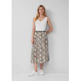 Rok - Slangenprint - Viscose - Normale Pasvorm