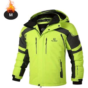 Nivard Skipak - SkiBroek - Skijas - Ski Suit - Wintersport - Heren - Winter - Warm Fleece - Groen - Maat M