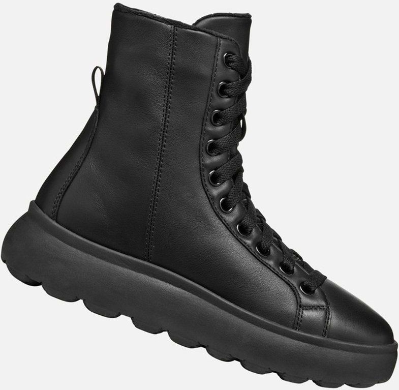 Spherica™ EC4.1 - Veterboots - Zwart - Nappa Leer - Elastische Inzet