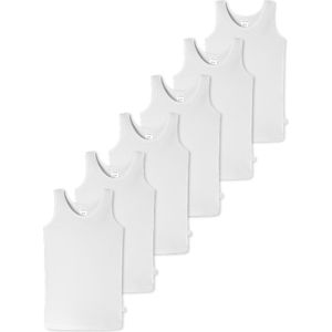 Schiesser Meisjes onderhemd 6 pack Kids Girls 95/5 Organic Cotton
