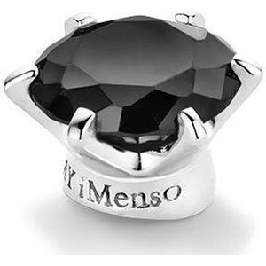 MY iMenso black Elegance crown for ring 10mm (925/rhod-plated)