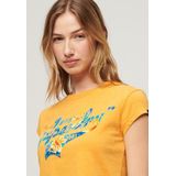 Superdry Floral Scripted T-shirt Met Korte Mouwen