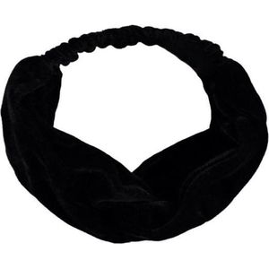 Sarlini Fashion Elastische haarband Bow | Black Velvet