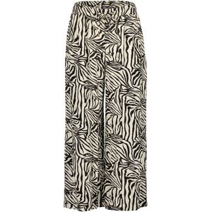 Blue Seven - Broek 186176 beige / zwart print dames44