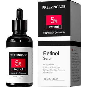 Freezing'Age Retinol Serum - Vitamine E & Hyaluronzuur - Anti-Aging Gezichtsserum - Collageen - 30ml
