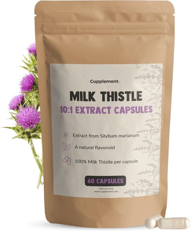 Cupplement - Mariadistel Extract - 500 mg Capsules