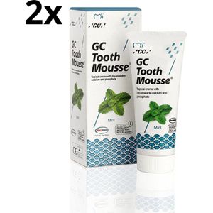 GC Tooth Mousse Mint - 2 stuks - Voordeelverpakking