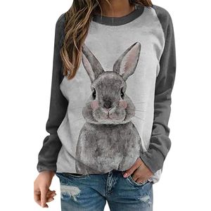 Dames Tie-dye Trui Met Lange Mouwen | Overgedimensioneerde Geprinte Trui voor Pasen