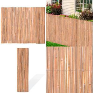 vidaXL Scherm 100x400 cm bamboe -