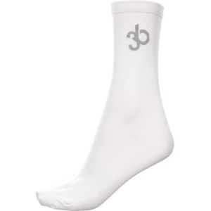 Wielersokken - Dry Knit, 22 cm hoog, Wit - Unisex
