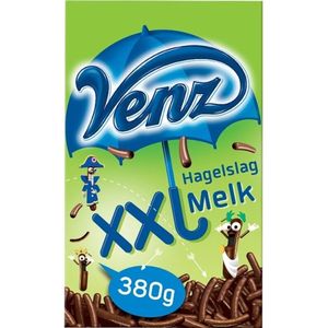 Venz - XXL Hagelslag Melk - 380 g - Doos 9 pak