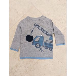 Blue Seven-Mini jongens t-shirt-Midden Grijs
