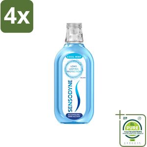 Sensodyne - Mondwater - Fresh & Cool - Gevoelige Tanden - 500 ml - Voordeelverpakking - 4 stuks - Mondwater - Gevoelige tanden