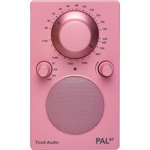 Tivoli Audio - PAL BT - Draagbare radio met FM, AM en Bluetooth - Roze