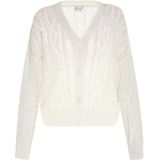 usha - Cardigan - V-hals - Opengewerkt - Lange Mouwen