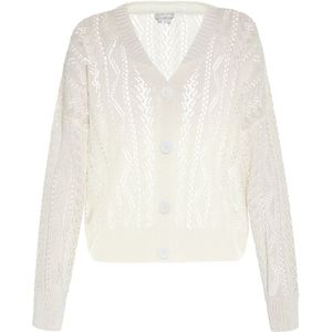 usha - Cardigan - V-hals - Opengewerkt - Lange Mouwen