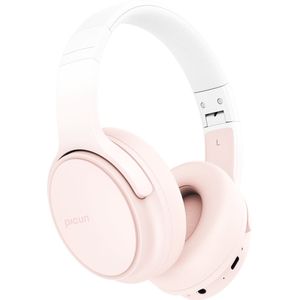 Picun queen - draadloze koptelefoon/hoofdtelefoon - touch controle – call pickup - Ingebouwde HD-microfoon – dual devices connected – roos