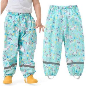 Waterdichte Regenbroeken voor Kinderen - Ademend en Geschikt voor Buitenactiviteiten van 1-10 Jaar