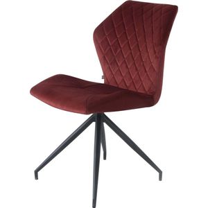 Eetkamerstoelen Velvet en Bouclé set van 2 Rocky