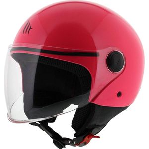 MT Helm Street Solid glans roze maat XS