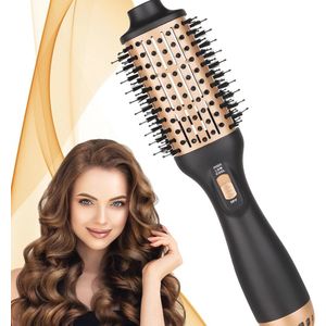 4-in-1 Heteluchtborstel voor Föhnen, Stylen en Volume | Keramische & Ionentechnologie | Ideaal voor Alle Haartypes