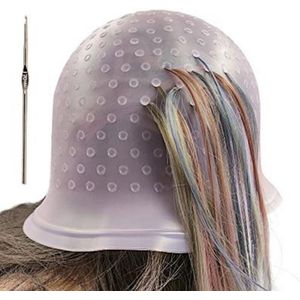 Highlight Cap voo haar – Magicap Herbruikbare Haarkleur cap inclusief ijzeren haak