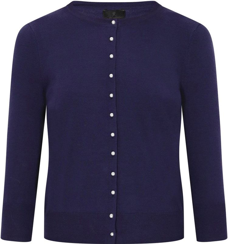 DreiMaster - Klassik - Gebreid Vest - Navy