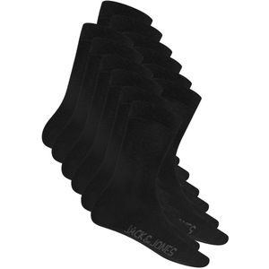 Jack & Jones Unisex Sportsokken Zwart 12 Paar One Size