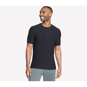 SKECHERS Heren T-shirt Korte Mouw - Zwart - 2XL